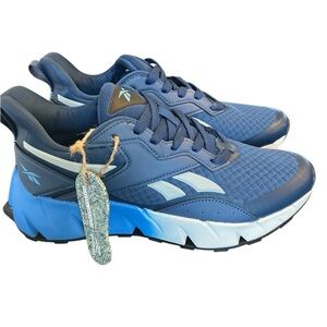 Reebok Navy and White Running Shoes